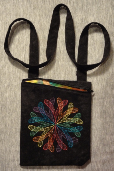 swirl pouch purse