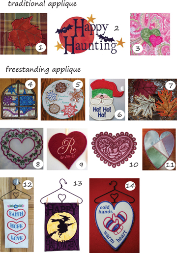 Free Applique Machine Embroidery Projects