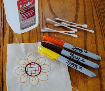 painted embroidery supplies