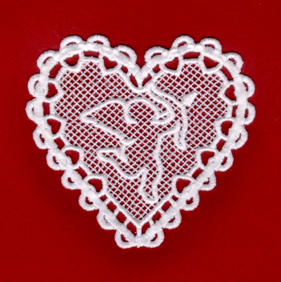 Free Standing Lace Hearts