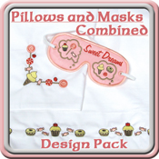 PIllows and Sleep Masks Combined