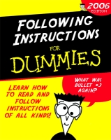 Instructions for Dummies