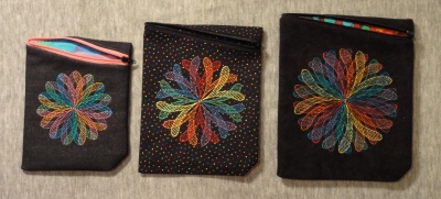 3 pouch sizes