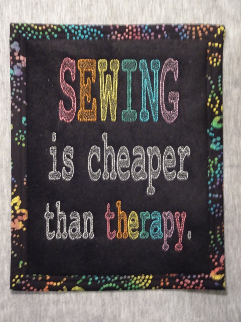 sewing therapy