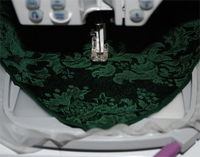 machine embroidery cutwork poinesttia