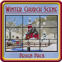 Winter Church Scene
